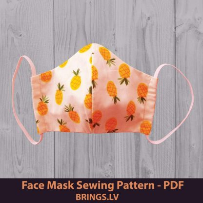 PRINTABLE FACE MASK SEWING PATTERN