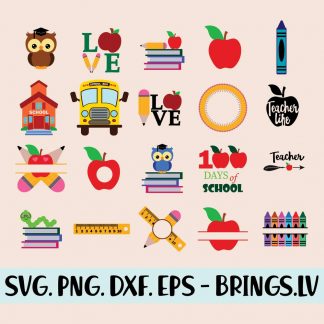 Download School Svg Cut Files Teacher Svg School Svg Bundle School Dxf