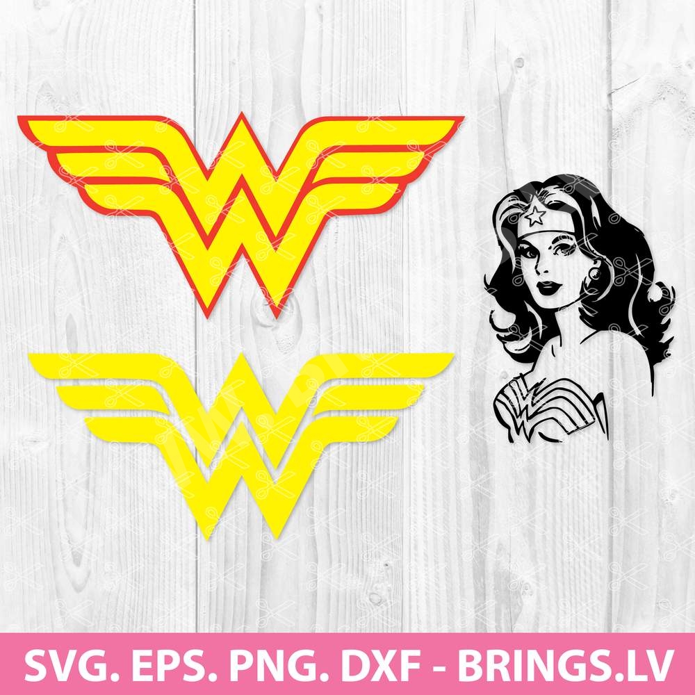 Wonder Woman Svg Dxf Png Eps Cut Files Wonderwoman Svg