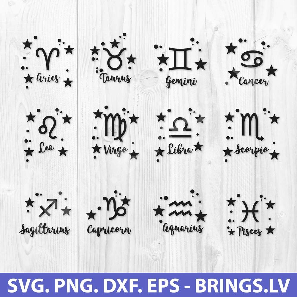 Zodiac SVG Bundle