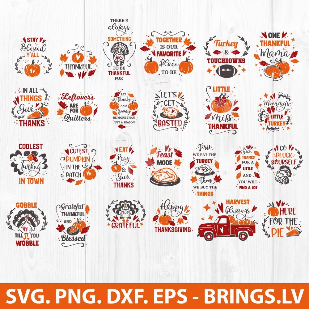 Fall svg Svg Dxf Eps Ai Png Silhouette Cricut Thanksgiving svg Thankful svg Autumn svg Cousins Giving svg Boho svg Wavy Stacked svg