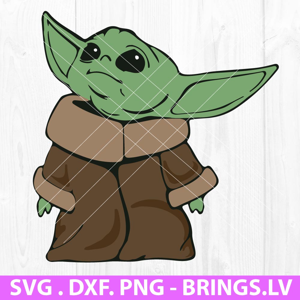 Cute Baby Yoda SVG