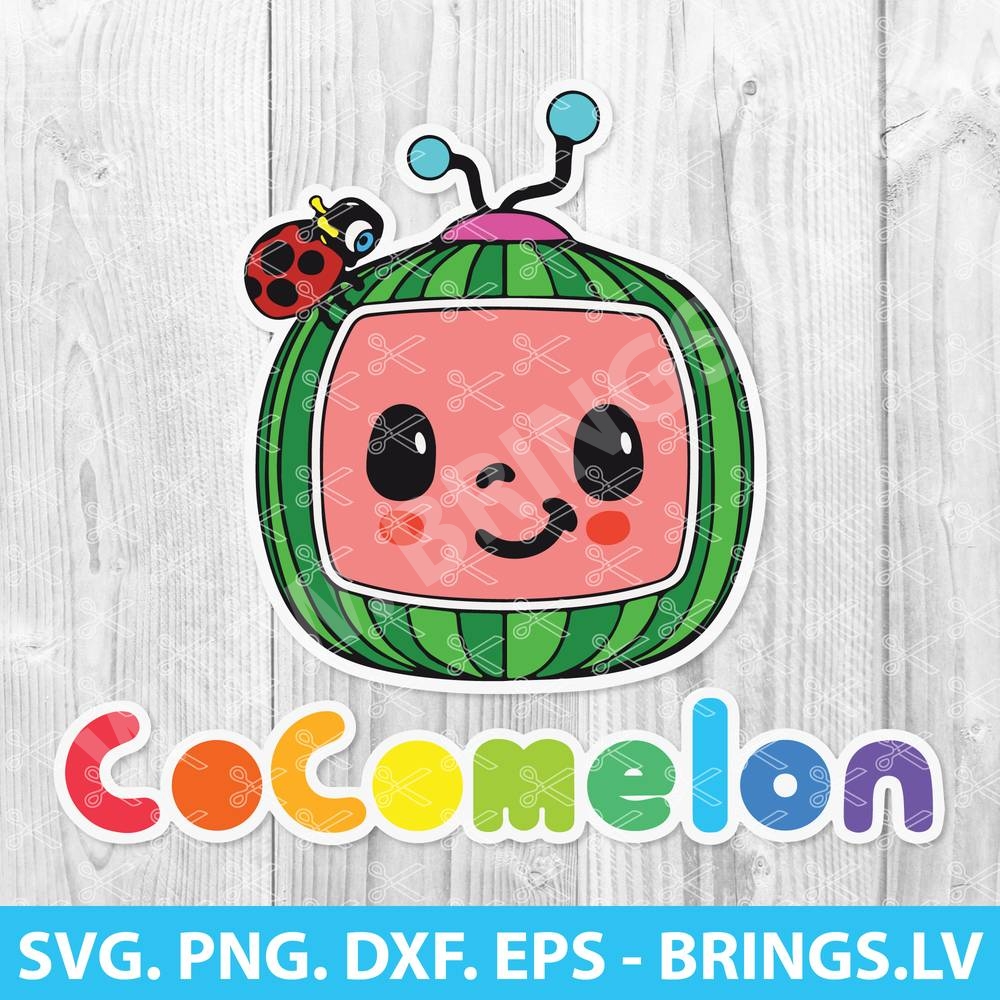 Cocomelon Svg Png Dxf Eps Cut Files For Cicut And Silhouette