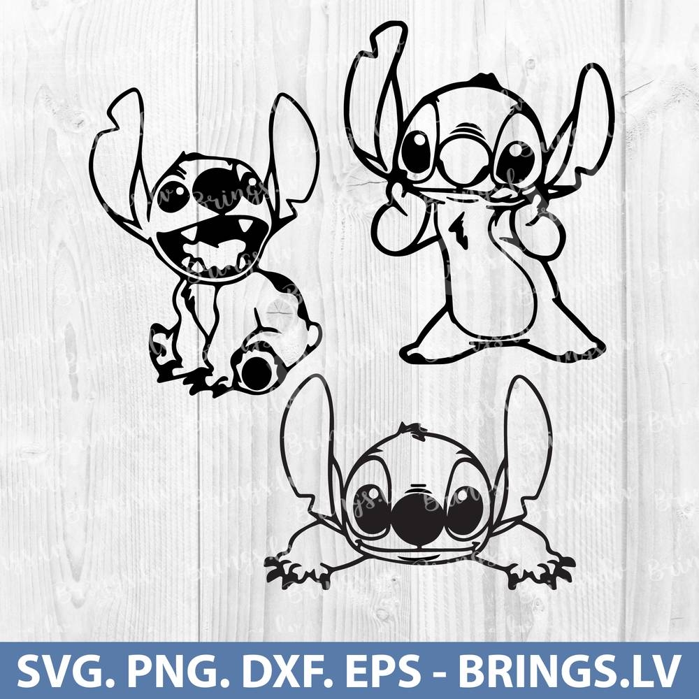 Download Stitch Svg Dxf Cut Files Lilo And Stitch Svg Disney Svg Funny Svg SVG, PNG, EPS, DXF File