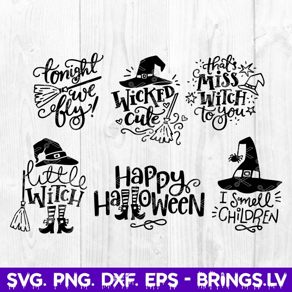 Fall Svg Happy Halloween Svg Witch Svg Halloween Witch Svg Witch Hat Svg Svg Eps Dxf Png