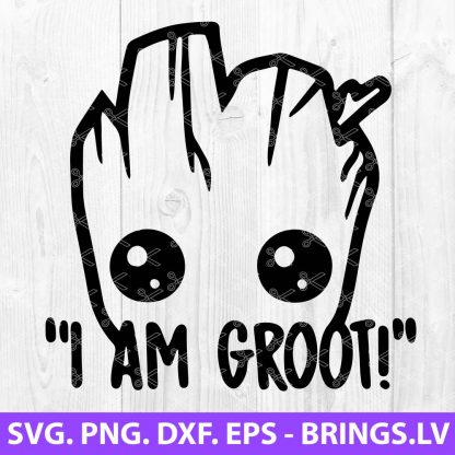 I AM GROOT SVG