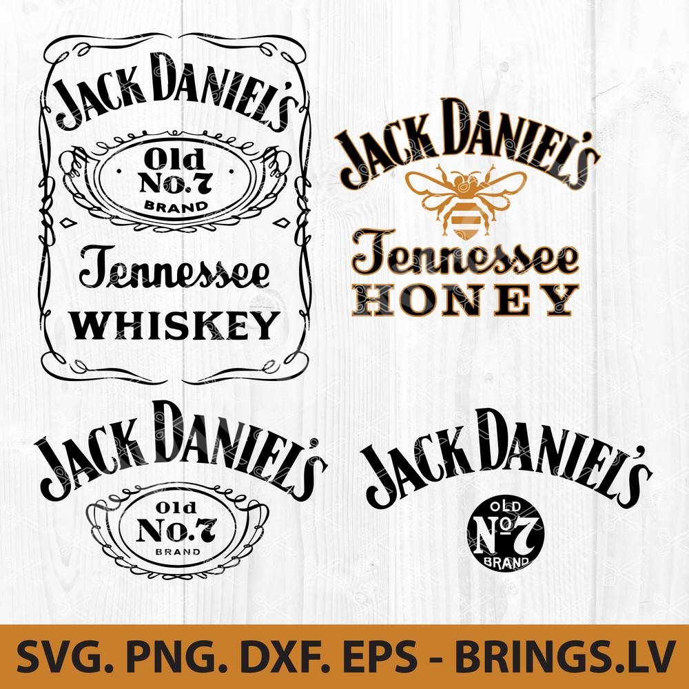 Jack Daniels Svg Dxf Png Whiskey Logo Svg Cut File Whiskey Svg