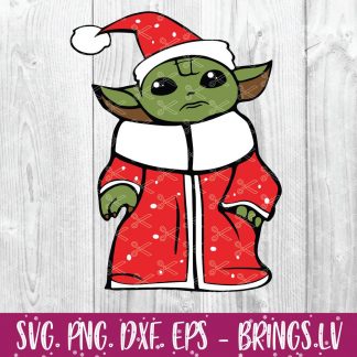 Download Baby Yoda Christmas Svg Star Wars The Mandalorian Svg