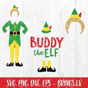 Buddy The Elf Christmas SVG