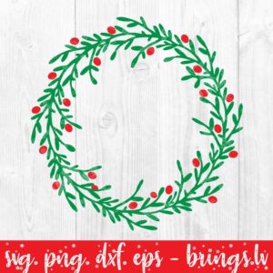 Christmas Wreath SVG