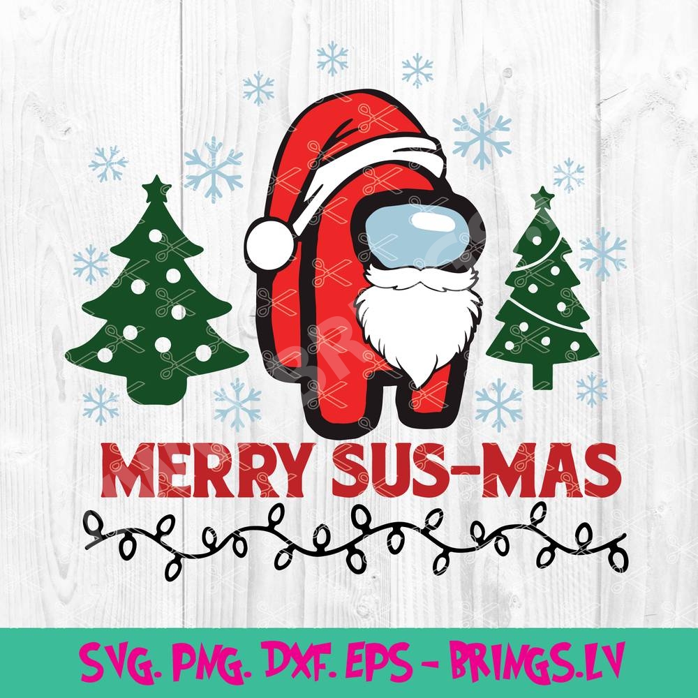 Merry SusMas Among Us SVG – Merry Christmas Among Us SV