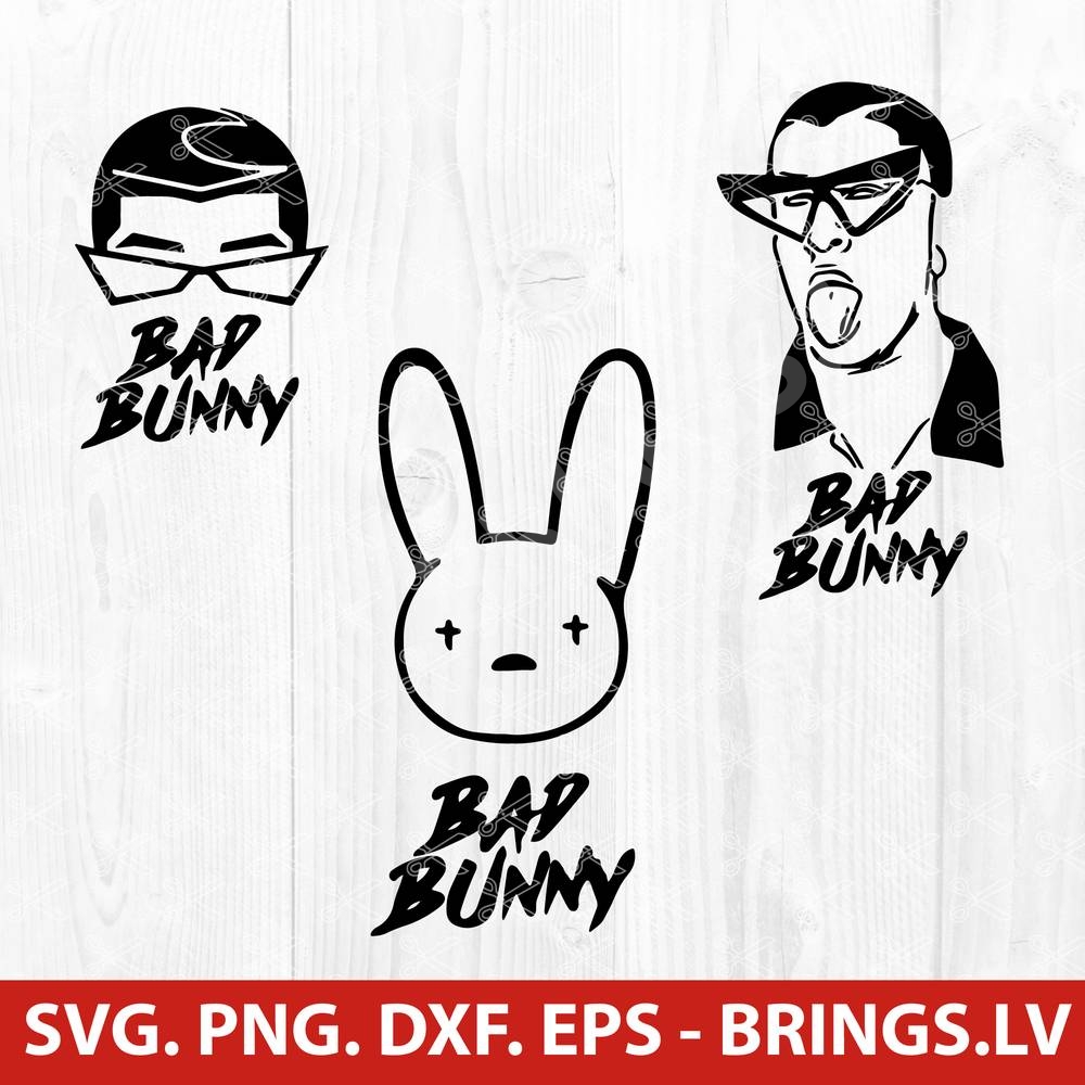 Bad Bunny Svg Bundle El Conejo Malo Svg Cricut Cut File