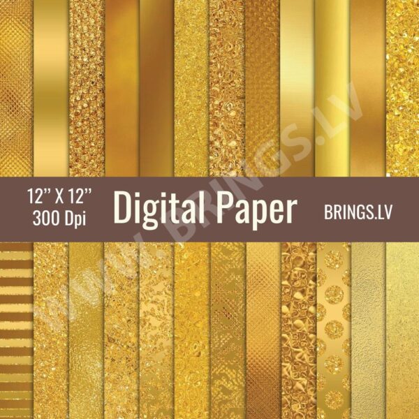 Gold Digital Paper