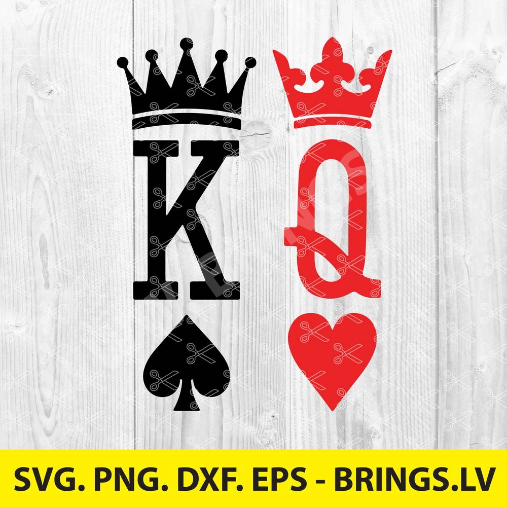 KING AND QUEEN SVG