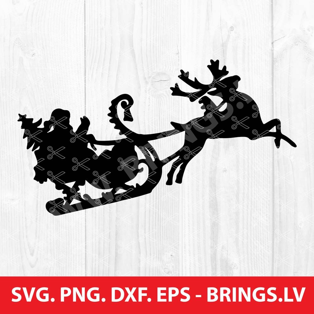 Santa Claus Reindeer SVG