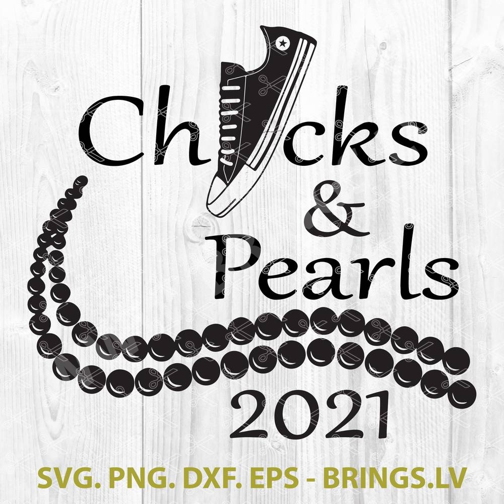 Chucks and Pearls 2021 SVG SVG-PNG file Chucks and Pearls 2021 vice president Cut Files for Cricut