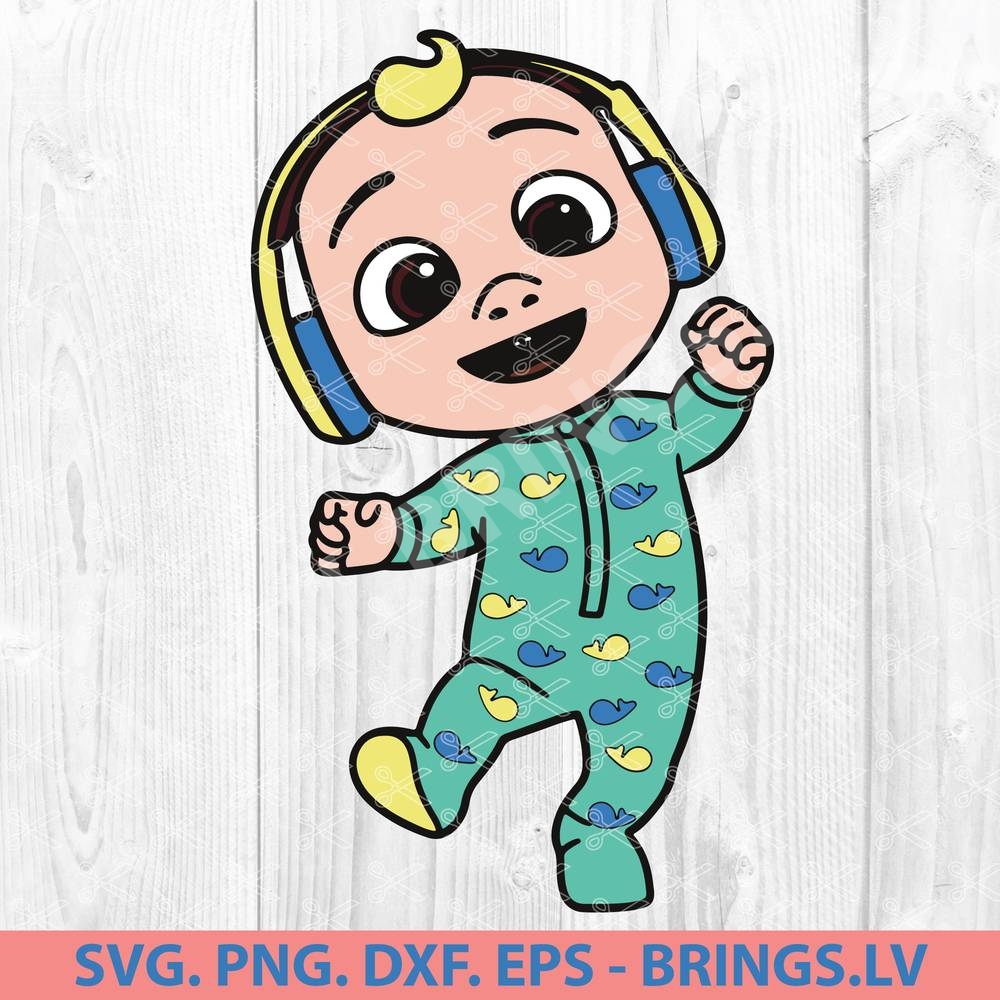 Baby Jj Cocomelon Svg Png Dxf Eps Cut Files For Cricut Silhouette Cocomelon logo png is a free transparent background clipart image uploaded by elisasa. from brings lv