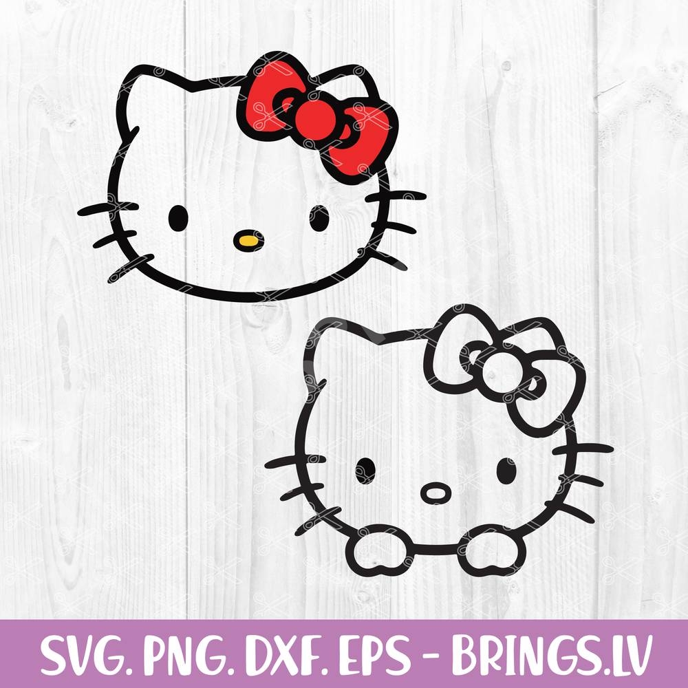 Free Hello Kitty Svg Files For Cricut - 132+ File for DIY T-shirt, Mug