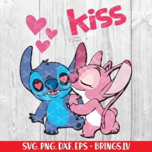 Stitch Valentines SVG