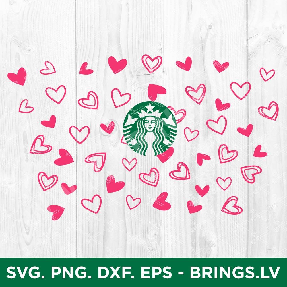 Valentines Starbucks SVG
