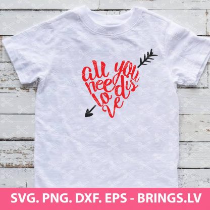 ALL YOU NEED IS LOVE SVG