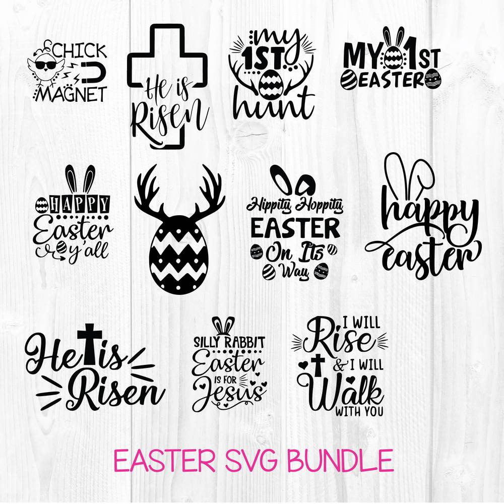 Happy Easter SVG Bundle File