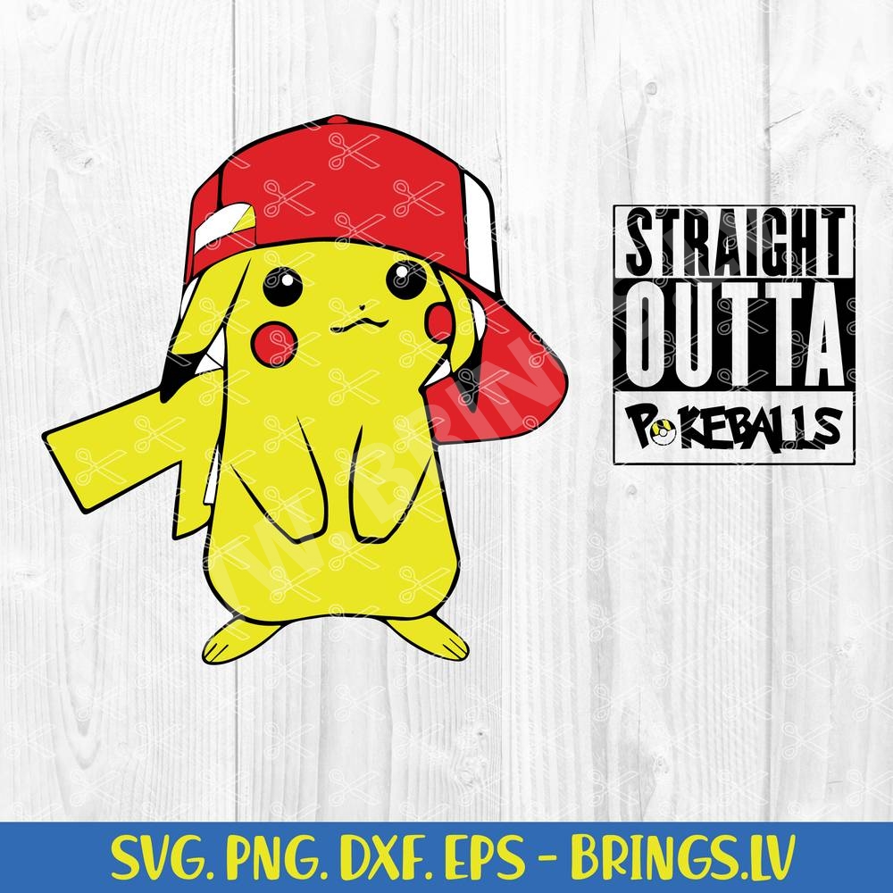 Pikachu Pokémon SVG