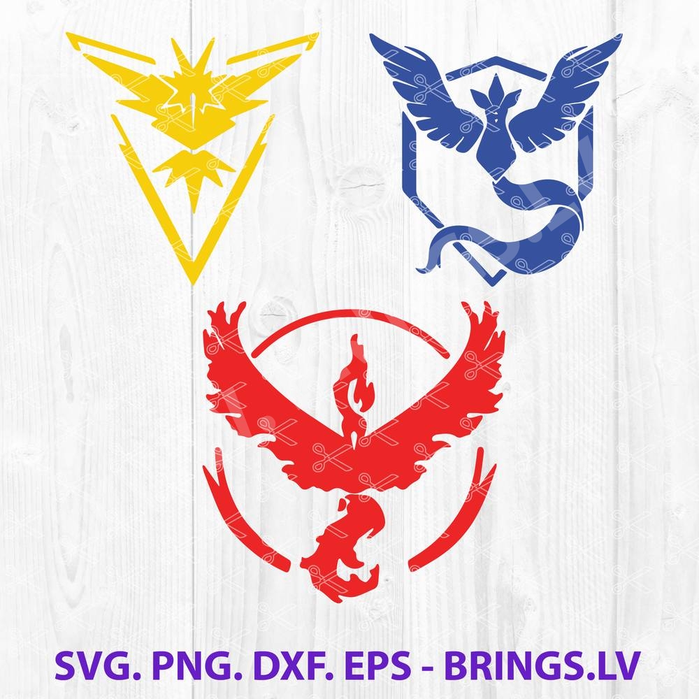 Pokemon Go Team Logo SVG
