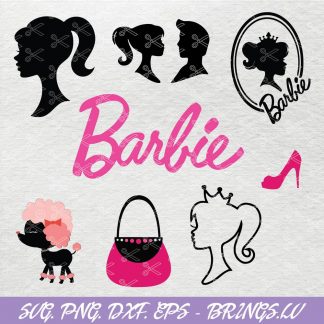 barbie purse svg