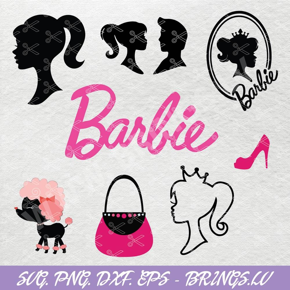 Barbie Doll Bundle SVG, Barbie SVG Cut File, Barbie PNG