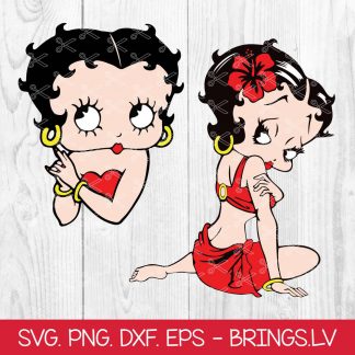 Betty Boop SVG