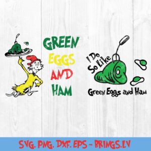 Green-Eggs-And-Ham-Dr-Seuss-SVG