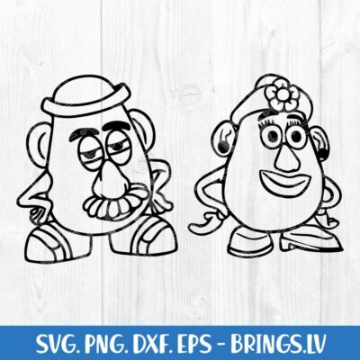 Toy Story Mr and Mrs SVG