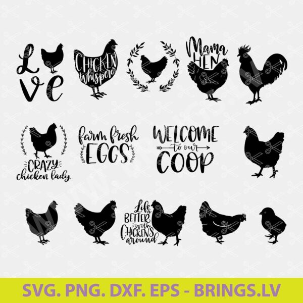 Chicken SVG Bundle