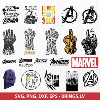 Marvel SVG Avengers SVG
