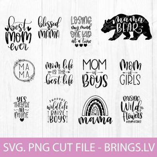 Download Cute Mom Svg Bundle Mothers Day Svg Mom Life Svg Mama Svg