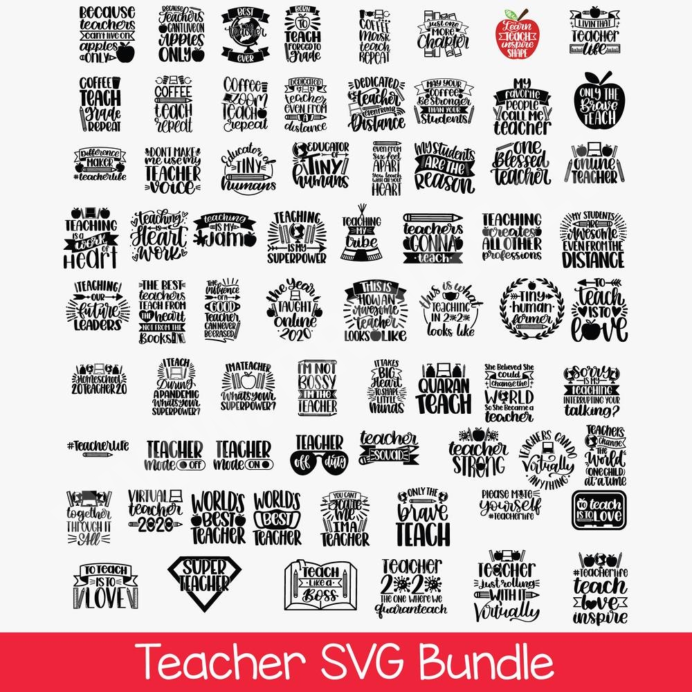 Teacher Bundle SVG