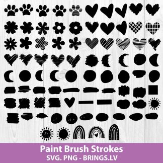 Download Paint Brush Strokes Svg Brush Stroke Svg Bundle Keychain Svg