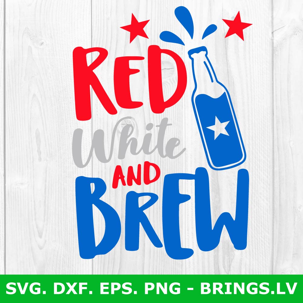 Red White And Brews SVG