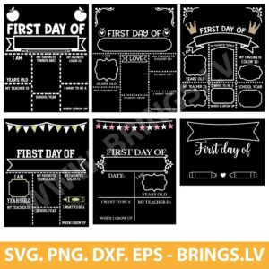 First Day of School SVG Bundle