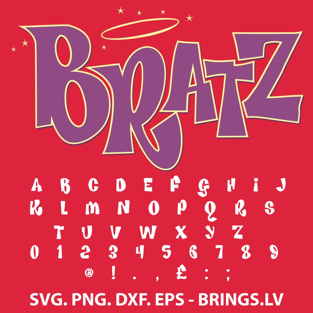 Bratz Font SVG