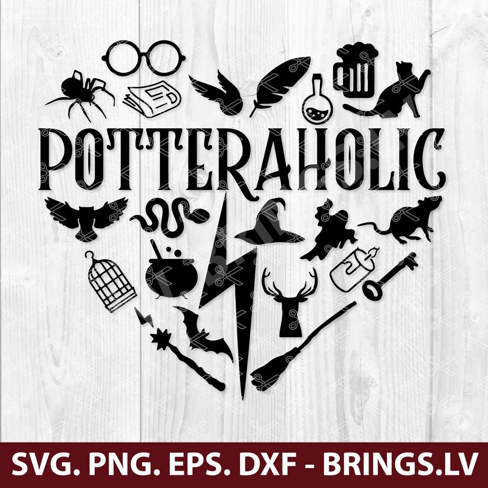 Harry Potter Potteraholic SVG
