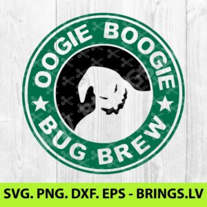 Oogie Boogie Starbucks coffee svg