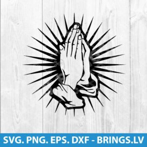 Praying hands svg