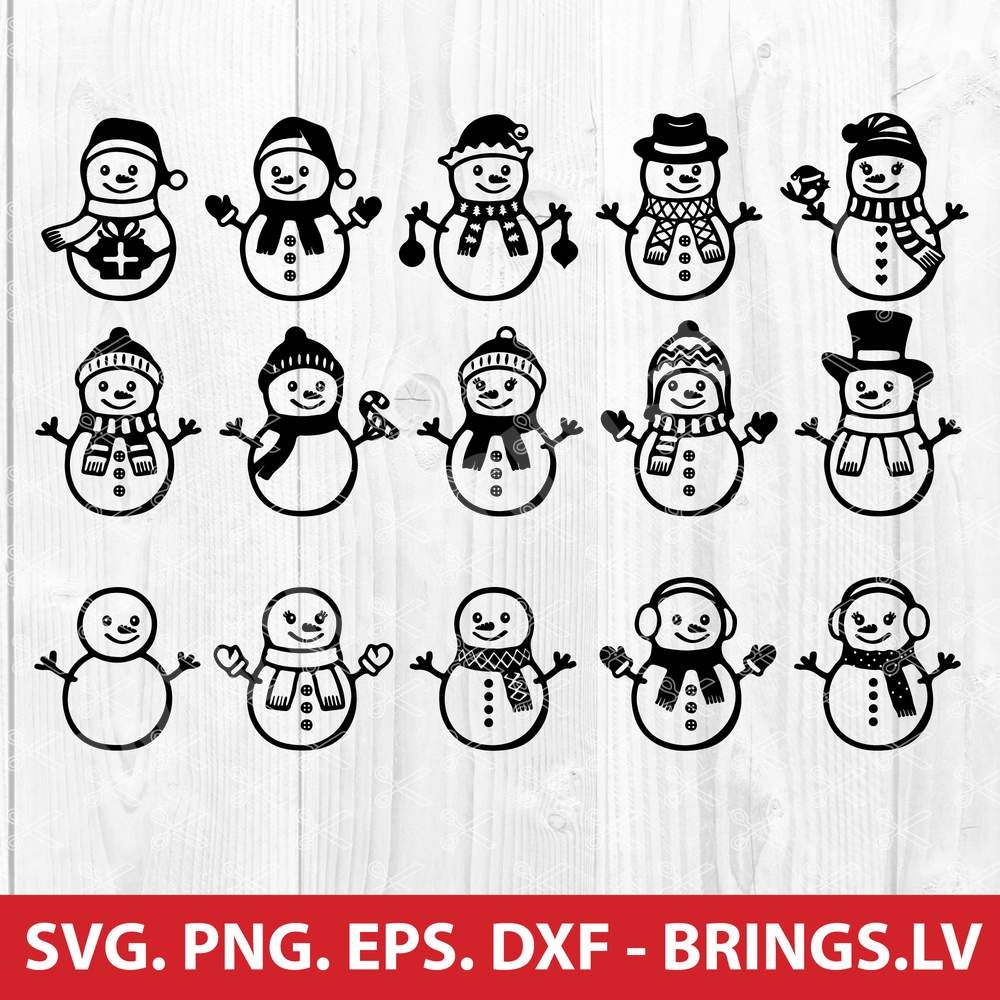 Merry Christmas Filigree Fancy Swirly Snowman svg Farmhouse Christmas svg dxf eps ai cut files for Cricut Silhouette & other machines