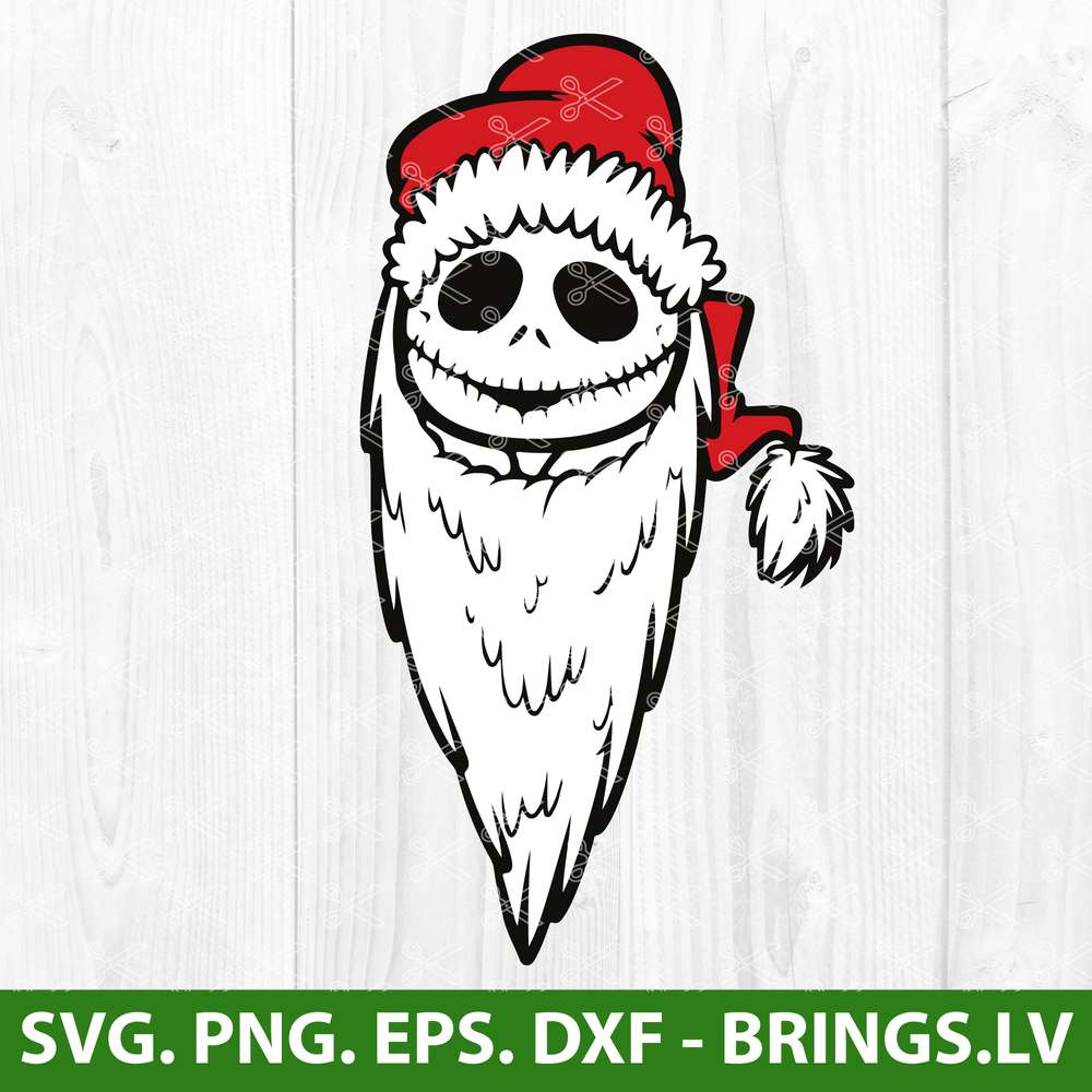 Santa Jack Skellington SVG Nightmare Before Christmas SVG