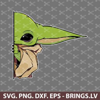 Star Wars Baby Yoda SVG