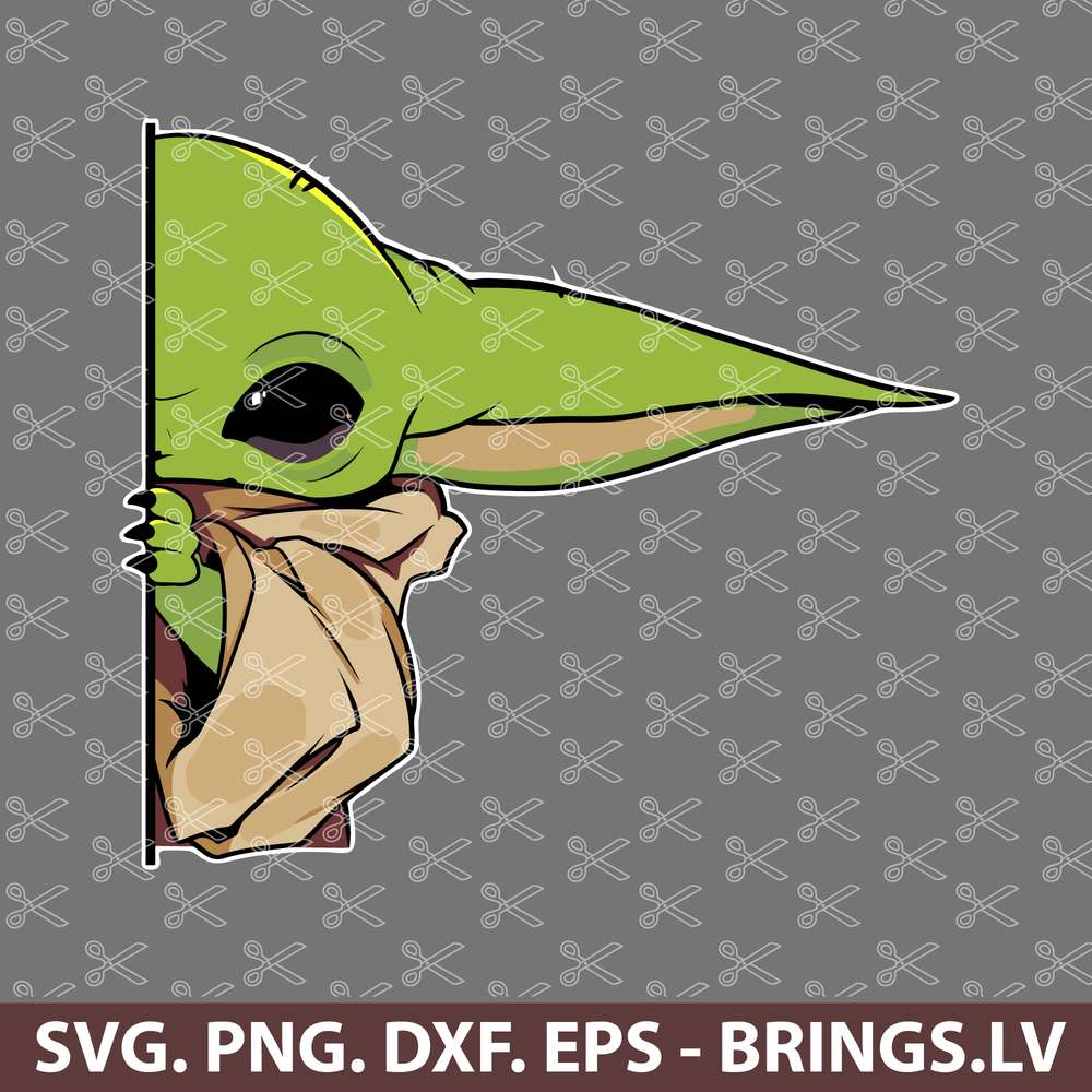Star Wars Baby Yoda SVG