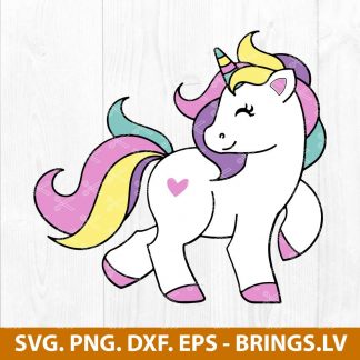 Cute Unicorn SVG