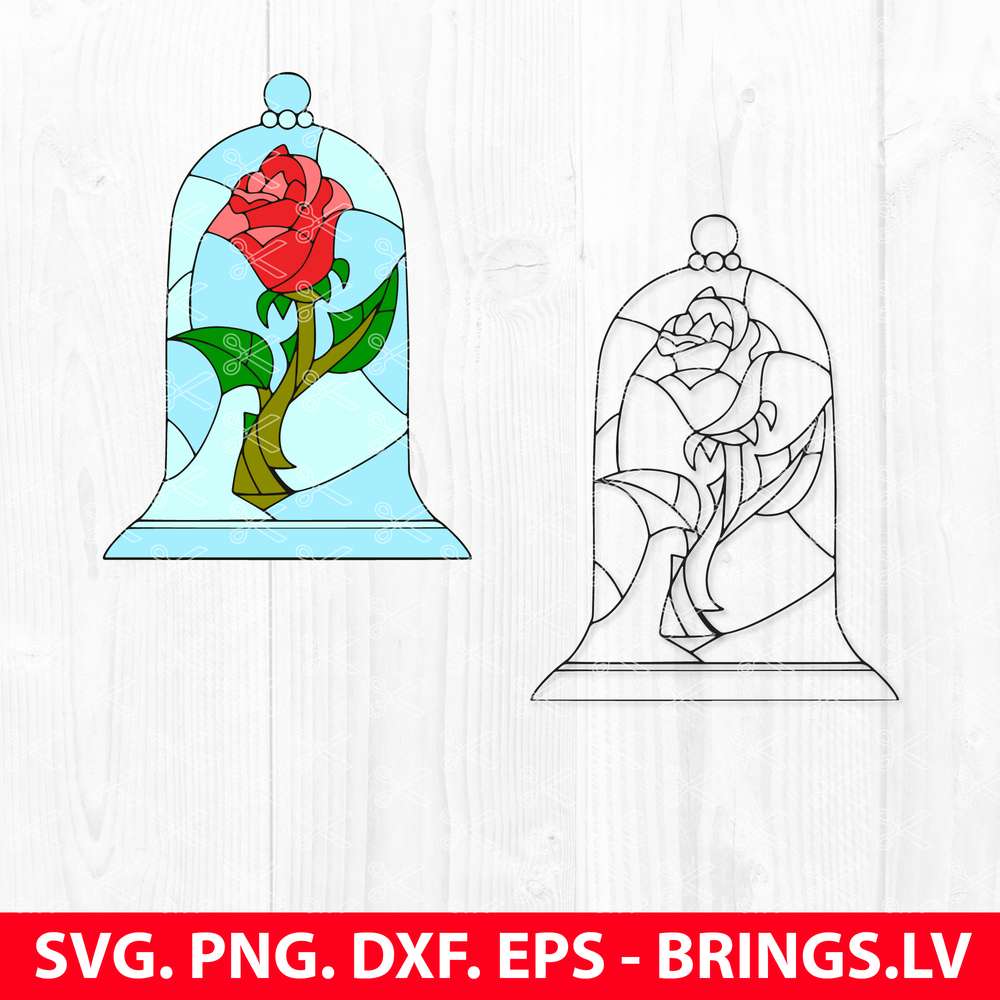 beauty-and-the-beast-rose-SVG